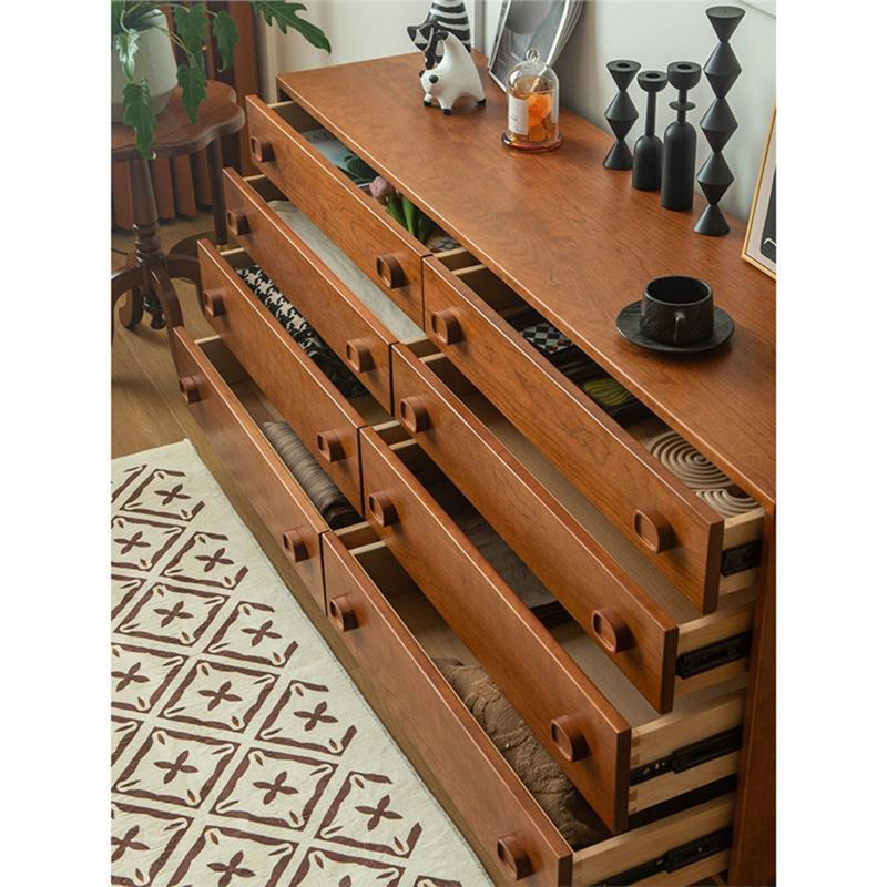 Metal Mortise And Tenon Square Handle Buffet Table