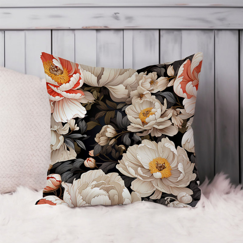 Floral Luxe Peonies VIII Modern, 20"H x 20"W
