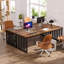 Carren Iron Computer Desk-1580231614