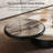 Modern Round Coffee Table Set, 3-Piece Mixed Material Design with Swivel Top – 51.2" Microcrystalline Stone, Contemporary Living Room Centerpiece