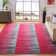 Tapis fuchsia / gris anthracite Maomina