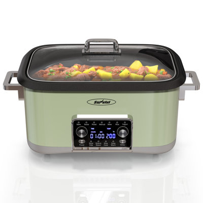 Mijoteuse numérique 12-en-1, multi-cuisinière 8 pintes