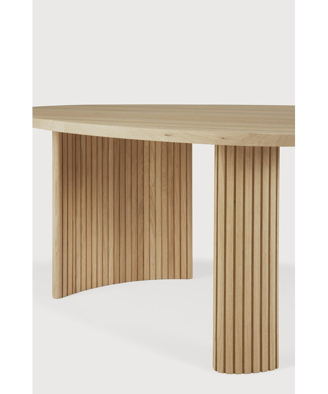 Boomerang Solid Wood Coffee Table, Oak