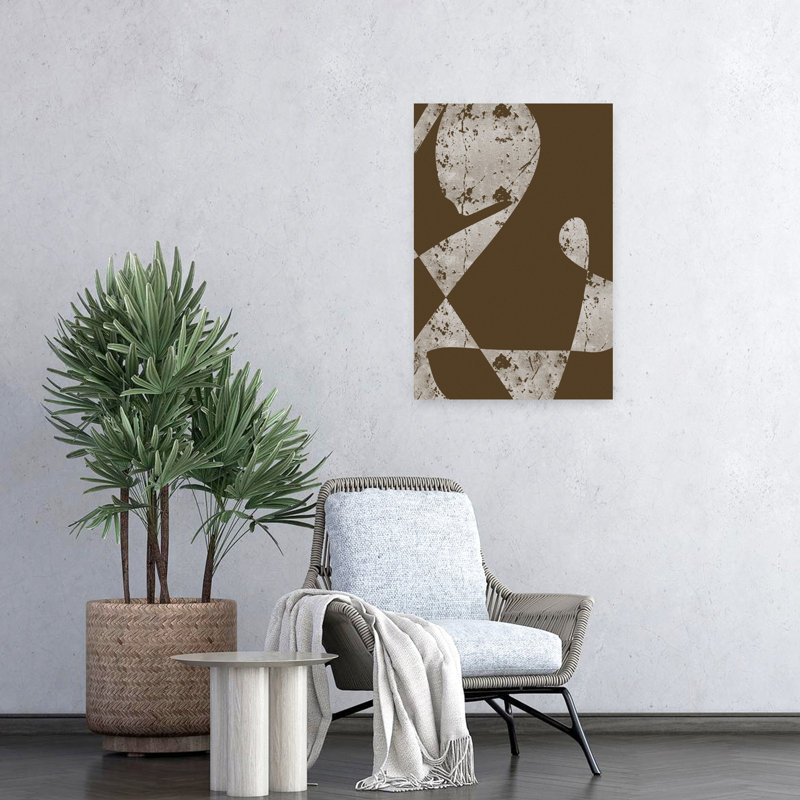 Art contemporain, art contemporain abstrait, H 24 po x l 16 po
