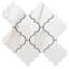 Carreau de porcelaine poli 11 po x 12 po Stately Arabesque-72531495