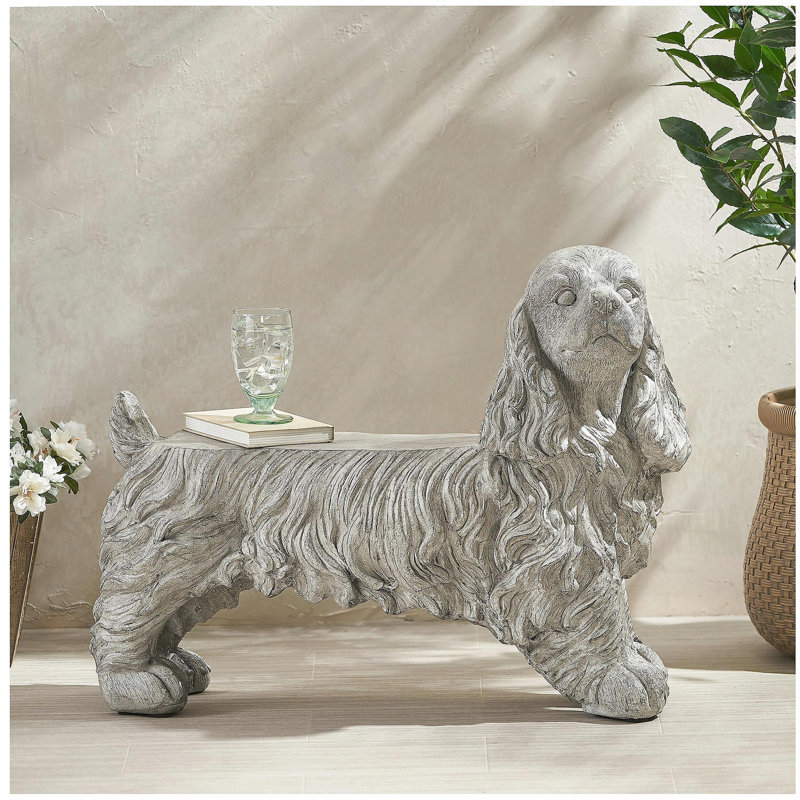 STATUE DE COWER SPANIEL DOG