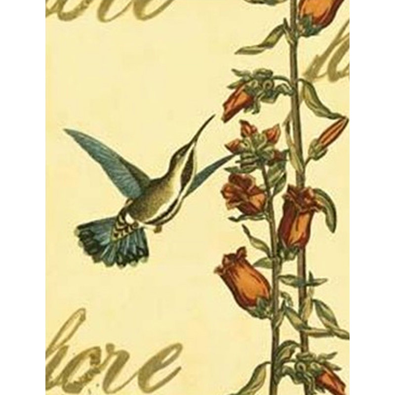 Colibri paisible I, H 18 po x l 14 po