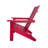 Meridian All-Weather Modern HDPE Adirondack Chair-1075361905