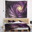 Tapisserie d'art numérique mauve fleur fractale-28485977
