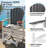 Hdpe Outdoor Adirondack Bar Chair-2081889262