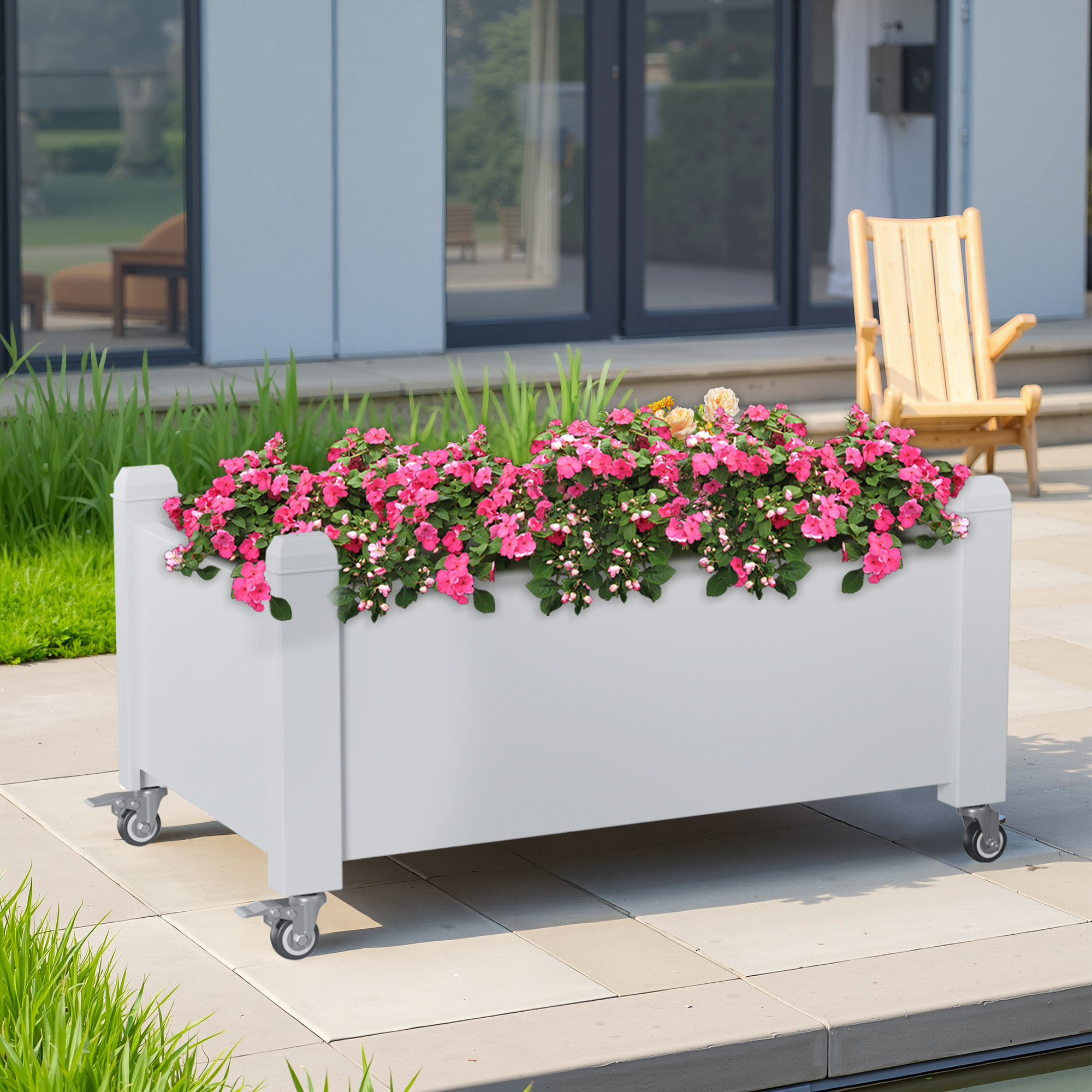 Arlmont & Co. Outdoor/Indoor/Decor Resin Planter Box New green house ...