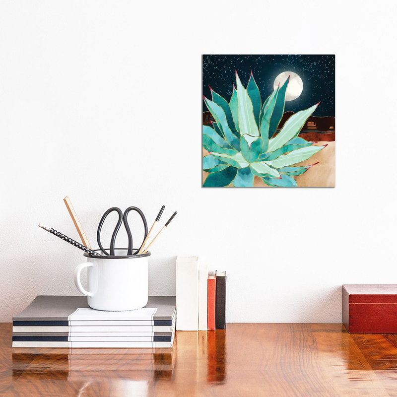 Desert Agave by SpaceFrog Designs - Gallery-Wrapped Canvas Giclée on Canvas, Canvas, 30.48 cm H x 30.48 cm W