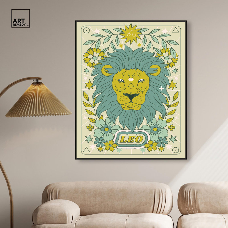 Affiche de Leo, H 46 po x l 37 po, Cadre noir
