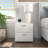 2 - Drawer Nightstand in White