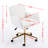 Furniture Office Chair,Artificial rabbit hair Home Office Chair with Golden Metal Base,Adjustable Desk Chair Swivel Office Chair,Vanity Chair-79261846