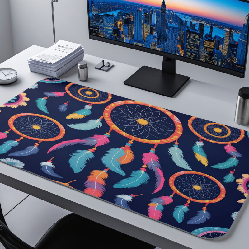 Polyester Desk Pad, 14.4x12.1