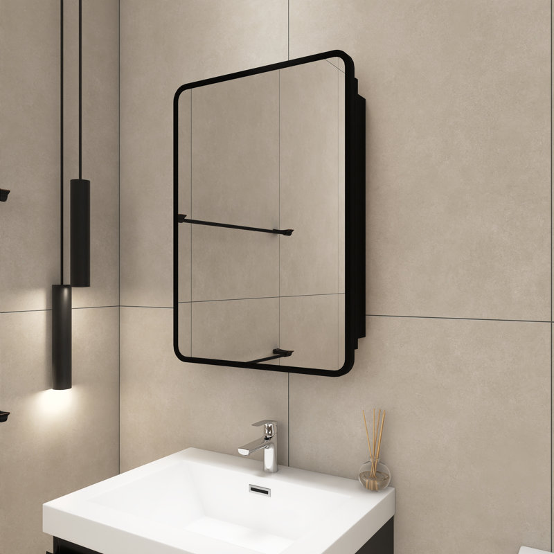 Miroir pour armoire à pharmacie Darmon, H 28 po x l 20 po x P 4,9 po