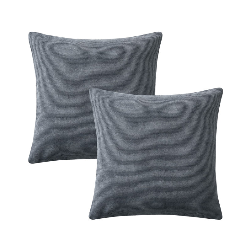 Dardel Velvet Scatter Cushion Cover, Gray