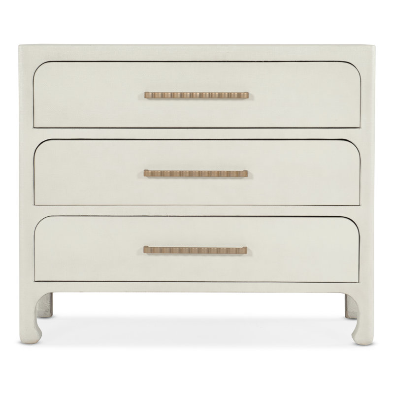 Commode décorative 3 tiroirs Serenity, Beige