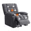 Fauteuil inclinable électrique surdimensionné avec massage chauffant et poche latérale-1781818812