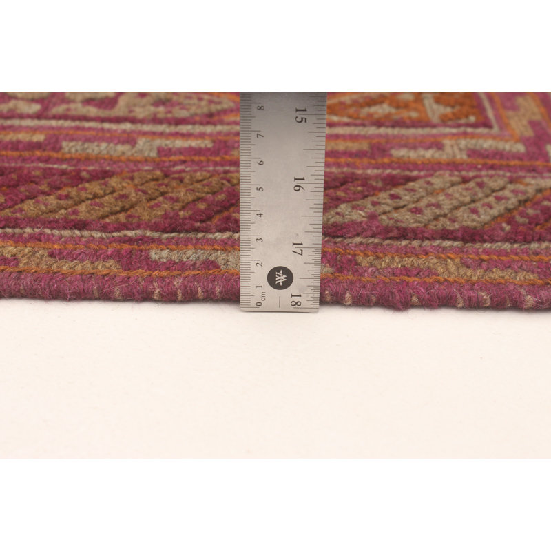 Jisel One-of-a-Kind 4'2" X 4'4" New Age Square Wool Area Rug in