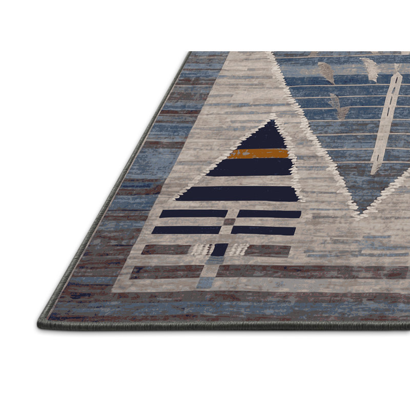 Tapis gris soyeux et moelleux, Rectangle 2 pi x 3 pi