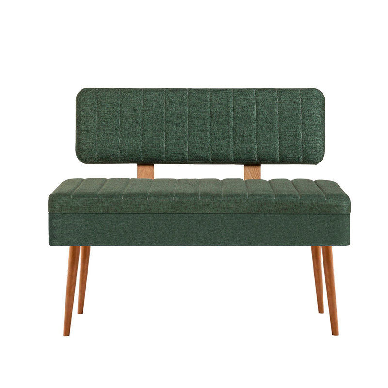 Table de bout moderne 43,3 po x 32,5 po x 15,7 po | 100% panneau de particules enduit de mélamine, épaisseur: 0,7 pouce | Pieds en PVC durable, hauteur: 12,2 pouces | Style uni élégant et rayé, parfait pour les espaces contemporains