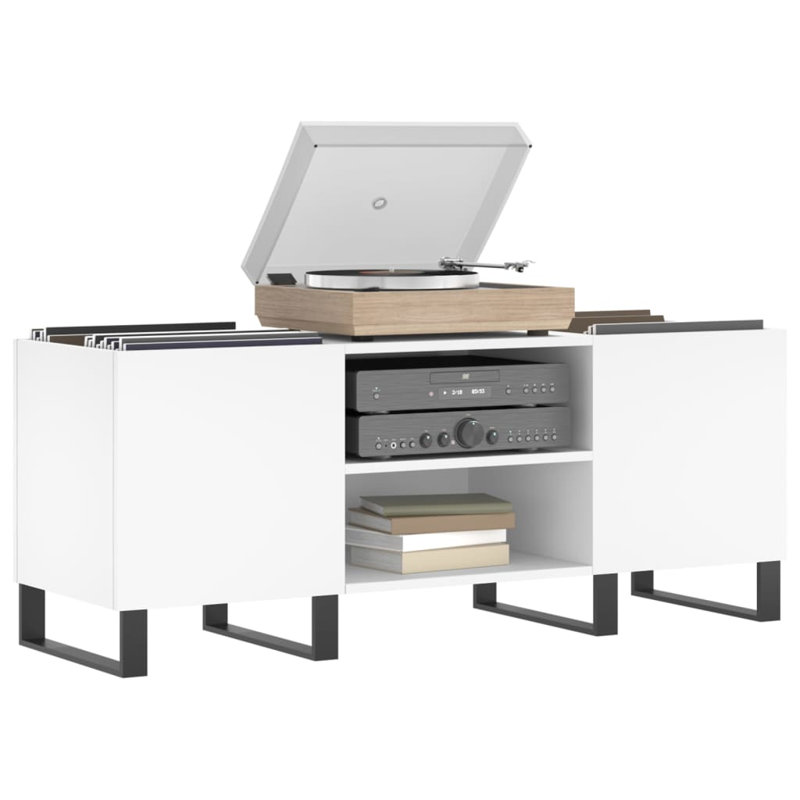 48cm H Media Cabinet, White