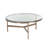 FLATO COFFEE TABLE - ANTIQUE BRASS - Gold