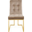 Chaise d'appoint en velours capitonné Chakevia-22830604-28747691