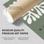 Abstrait vert sauge matisse abstraite, reproduction d'art bohémienne sans cadre-479346009