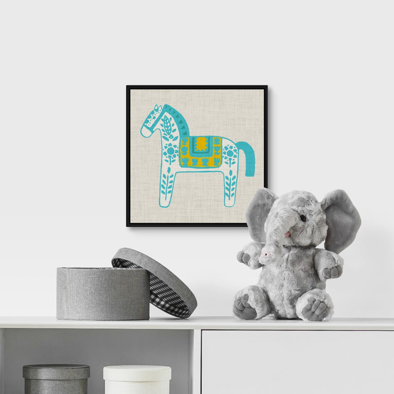 Silverhill Animals Canvas Art, Black Floating Frame, 12" H x 12" W x 1.75" D