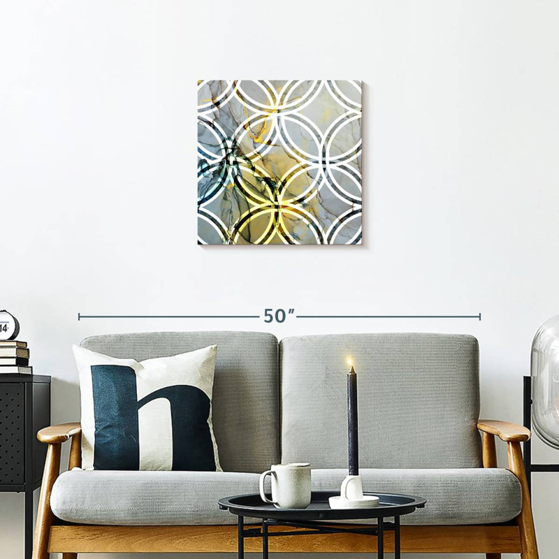 Overlapping Circles, 20" H x 20" W