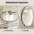 Irregular Metal elliptical wavy wall mirror with  Frame-For Bathroom, Bedroom, Living Room，Entryway Decor-1815166209-1815166208