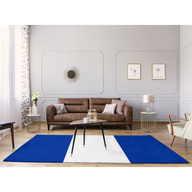 Tapis bleu area, Rectangle 5 pi x 7 pi