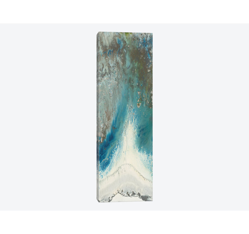 Heliotrope II par Blakely Bering - Estampe numérique sur toile tendue avec châssis panoramique, H 72 po x l 24 po x P 1,5 po