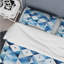 Ensemble de housse de couette Blue and White Tiles Diamonds I-813788585