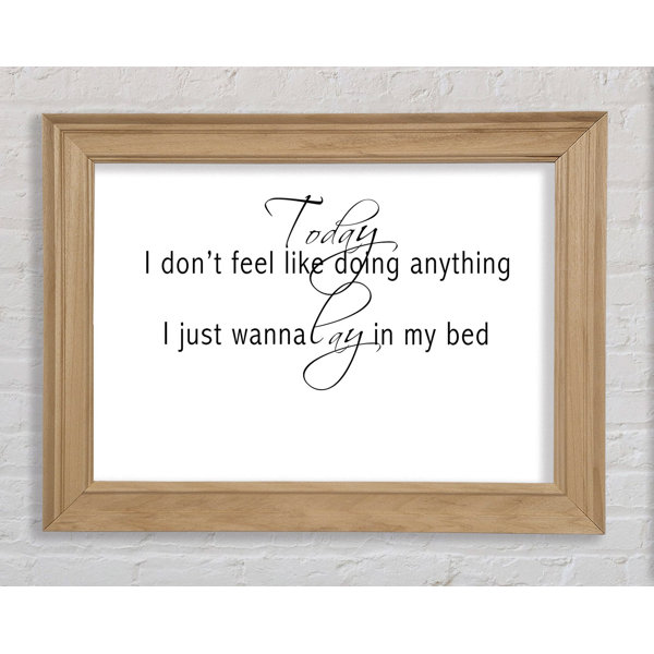 Bright Star Music Quote Today I Dont Feel Like Bruno Mars White ...