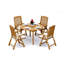Marley Outdoor - Piece Teak Dining Set-1746456045-1723646037