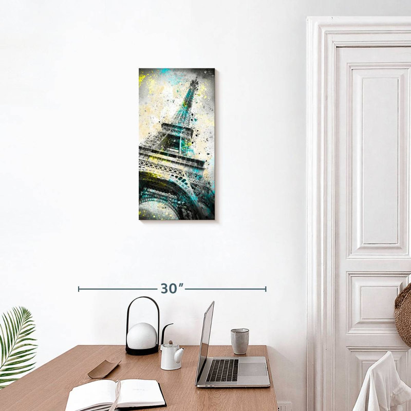 Tour Eiffel Splash, H 24 po x l 12 po
