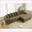 Très grand canapé en L deux pièces en forme de L avec méridienne gauche, accoudoirs et huit coussins décoratifs, facile à assembler pour une vie confortable-1770009856-1770009870