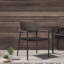 Chaise de patio empilable avec coussin Trennen