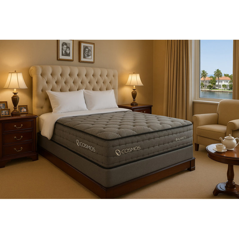 Matelas de qualité supérieure | Ensemble de ressorts ensachés + mousse à mémoire de forme + mousse recouverte de couches de mousse Luxuryan