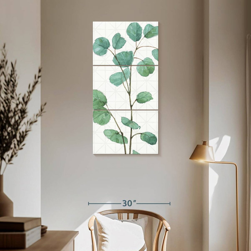 Décoratifs verts mélangés, H 62 po x l 30 po