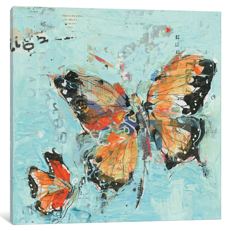 «Monarch II», reproduction d'art sur toile tendue, H 12 po x l 12 po x P 1,5 po, Toile tendue, Pas de tapis