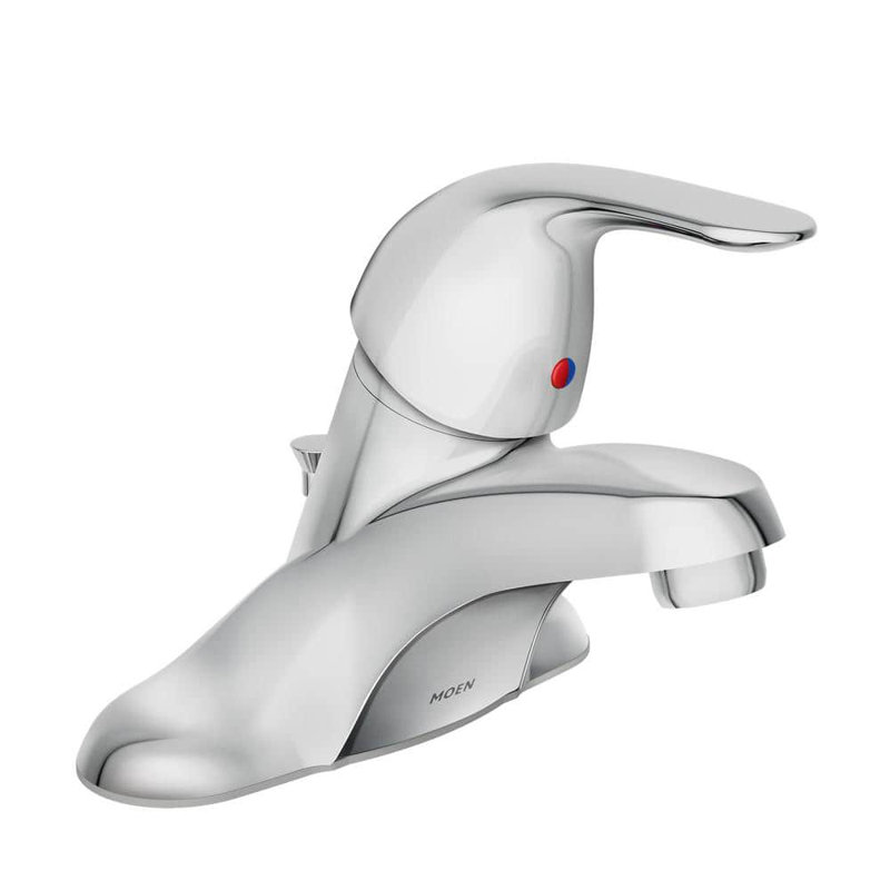 Adler Chrome Low Arc 4" Centerset Bathroom Faucet