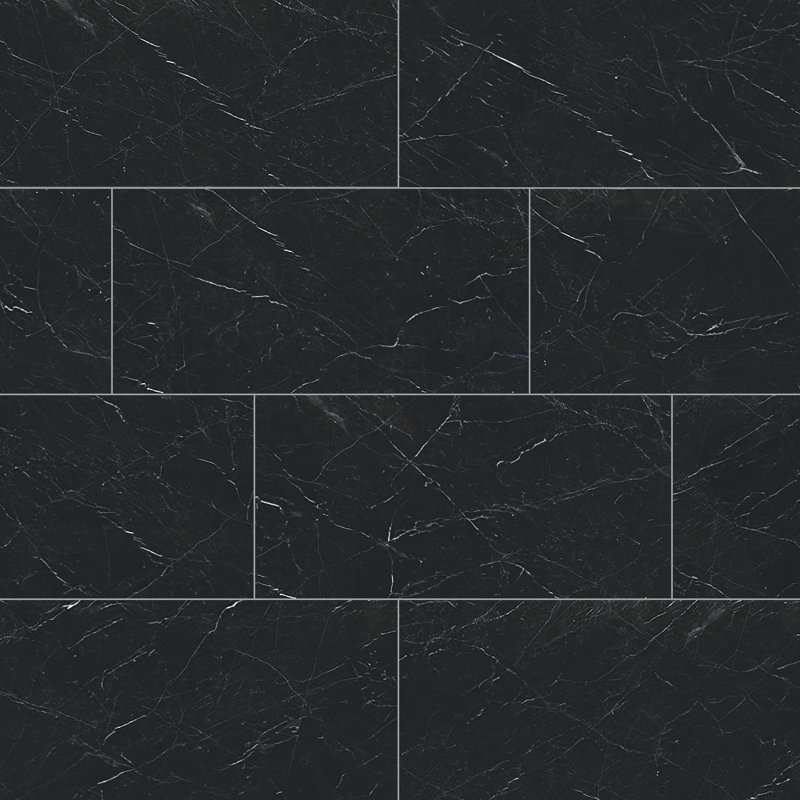 Marbre toscan mat 12 x 24 Nero Marquina, Nero Marquina