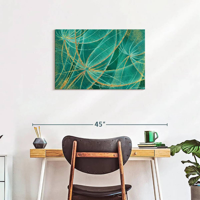 Avery Abstract Dandelions, 20" H x 30" W