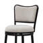 Tabouret de bar pivotant en tissu de qualité commerciale Baxter-90960948
