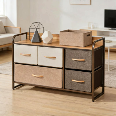 Rustic Home Cabinet,Storage Organizer,Freestanding Dresser Tower,Hallway Storage Cabinet